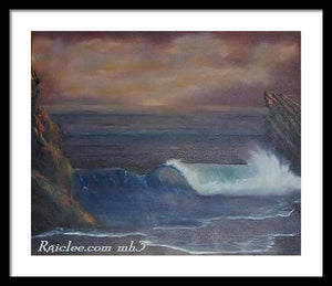 Breaking Wave - Framed Print