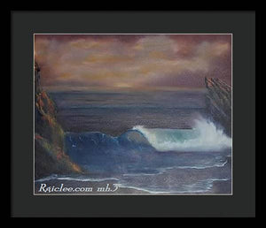 Breaking Wave - Framed Print