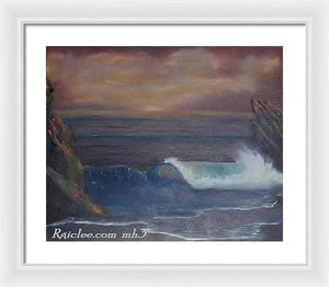 Breaking Wave - Framed Print