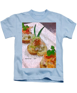 Crab on crostini - Kids T-Shirt