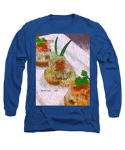 Load image into Gallery viewer, Crab on crostini - Long Sleeve T-Shirt