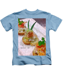 Crab on crostini - Kids T-Shirt