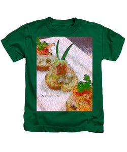 Crab on crostini - Kids T-Shirt