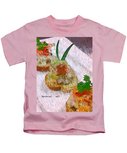 Crab on crostini - Kids T-Shirt