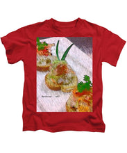 Load image into Gallery viewer, Crab on crostini - Kids T-Shirt