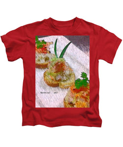 Crab on crostini - Kids T-Shirt