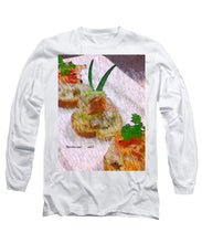 Load image into Gallery viewer, Crab on crostini - Long Sleeve T-Shirt