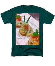 Load image into Gallery viewer, Crab on crostini - Men&#39;s T-Shirt  (Regular Fit)