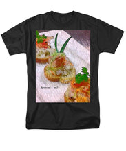 Load image into Gallery viewer, Crab on crostini - Men&#39;s T-Shirt  (Regular Fit)