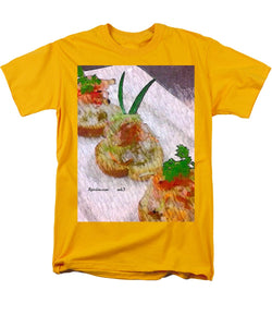 Crab on crostini - Men's T-Shirt  (Regular Fit)