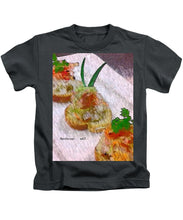 Load image into Gallery viewer, Crab on crostini - Kids T-Shirt