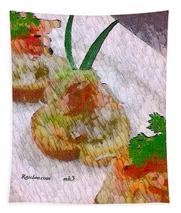 Crab on crostini - Tapestry