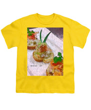 Load image into Gallery viewer, Crab on crostini - Youth T-Shirt