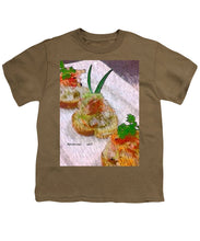 Load image into Gallery viewer, Crab on crostini - Youth T-Shirt