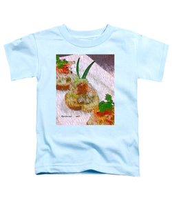 Crab on crostini - Toddler T-Shirt