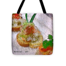 Load image into Gallery viewer, Crab on crostini - Tote Bag