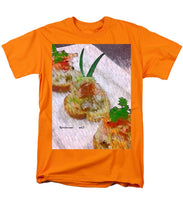 Load image into Gallery viewer, Crab on crostini - Men&#39;s T-Shirt  (Regular Fit)