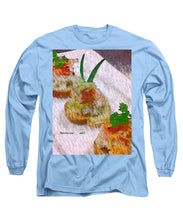 Load image into Gallery viewer, Crab on crostini - Long Sleeve T-Shirt