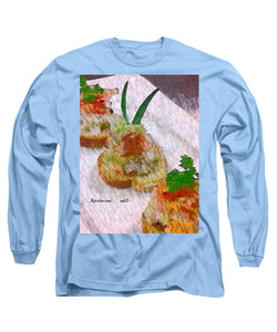 Crab on crostini - Long Sleeve T-Shirt