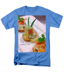 Crab on crostini - Men's T-Shirt  (Regular Fit)