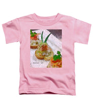 Load image into Gallery viewer, Crab on crostini - Toddler T-Shirt