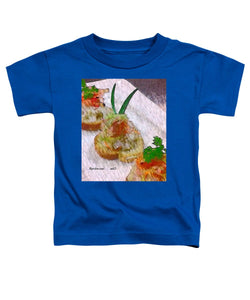 Crab on crostini - Toddler T-Shirt