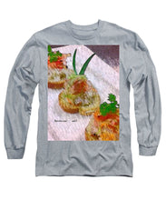 Load image into Gallery viewer, Crab on crostini - Long Sleeve T-Shirt