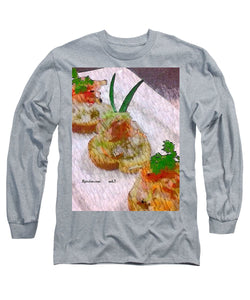 Crab on crostini - Long Sleeve T-Shirt