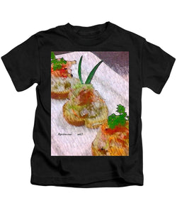 Crab on crostini - Kids T-Shirt