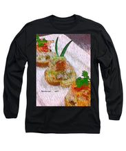 Load image into Gallery viewer, Crab on crostini - Long Sleeve T-Shirt