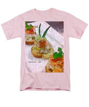 Load image into Gallery viewer, Crab on crostini - Men&#39;s T-Shirt  (Regular Fit)