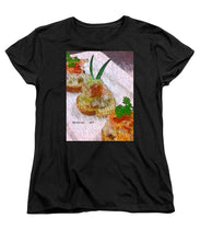 Load image into Gallery viewer, Crab on crostini - Women&#39;s T-Shirt (Standard Fit)