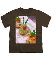 Load image into Gallery viewer, Crab on crostini - Youth T-Shirt