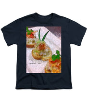 Load image into Gallery viewer, Crab on crostini - Youth T-Shirt