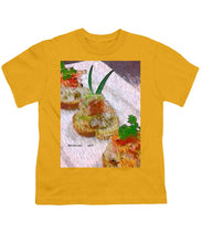 Load image into Gallery viewer, Crab on crostini - Youth T-Shirt