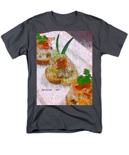 Load image into Gallery viewer, Crab on crostini - Men&#39;s T-Shirt  (Regular Fit)