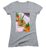 Load image into Gallery viewer, Crab on crostini - Women&#39;s V-Neck