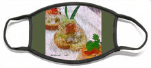 Load image into Gallery viewer, Crab on crostini - Face Mask