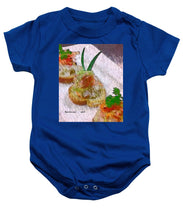 Load image into Gallery viewer, Crab on crostini - Baby Onesie