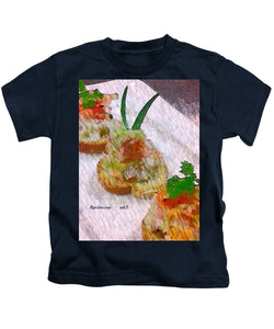 Crab on crostini - Kids T-Shirt