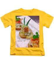 Load image into Gallery viewer, Crab on crostini - Kids T-Shirt