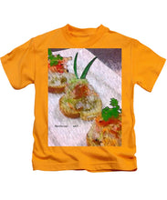 Load image into Gallery viewer, Crab on crostini - Kids T-Shirt