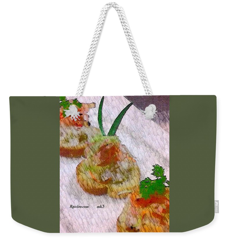 Crab on crostini - Weekender Tote Bag