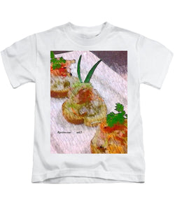 Crab on crostini - Kids T-Shirt