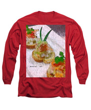 Load image into Gallery viewer, Crab on crostini - Long Sleeve T-Shirt