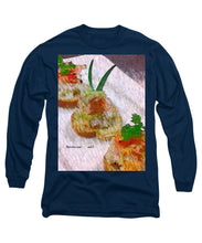 Load image into Gallery viewer, Crab on crostini - Long Sleeve T-Shirt