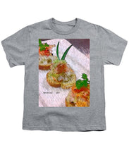 Load image into Gallery viewer, Crab on crostini - Youth T-Shirt