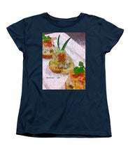 Load image into Gallery viewer, Crab on crostini - Women&#39;s T-Shirt (Standard Fit)