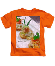 Load image into Gallery viewer, Crab on crostini - Kids T-Shirt