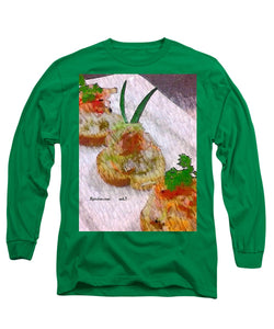 Crab on crostini - Long Sleeve T-Shirt